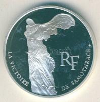 Franciaország 1993. 100Fr Ag "Louvre" T:PP Eredeti díszdobozban!