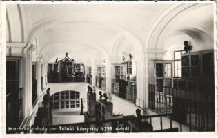 Marosvásárhely, Targu Mures; Teleki könyvtár 1799-ből, belső / library interior