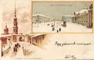 St. Petersbourg litho