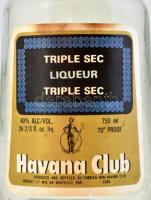 Havanna Club Triple Sec 0,75l bontatlan palack retro ital