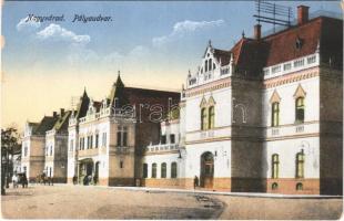 Nagyvárad, Oradea; Pályaudvar, vasútállomás / railway station (EM)