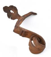 Ajtóakasztó, rozsdás