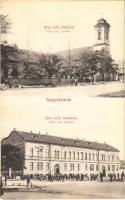 Nagykikinda, Kikinda; Római katolikus templom és népiskola / church and school