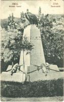 Zilah, Zalau; Statuia Turul / Turul emlékmű. Török kiadása / monument (EK)