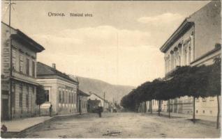 Orsova, Báziási utca. Grieser Mátyás kiadása / street view