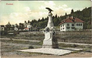 1909 Predeál, Predeal; Monumentul Apelor / emlékmű, nyaraló / monument, villa (EM)