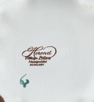 Herend pottery kerámia váza. Kézzel festett, jelzett, hibátlan m: 19 cm