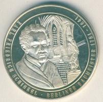 NSZK 1987. "750 éves Berlin-Karl Friedrich Schinkel" Ag emlékérem 20g T:PP