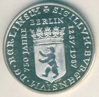 NSZK 1987. "750 éves Berlin-Karl Friedrich Schinkel" Ag emlékérem 20g T:PP