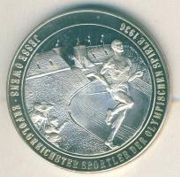 NSZK 1987. "750 éves Berlin-Jesse Owens" Ag emlékérem 20g T:PP