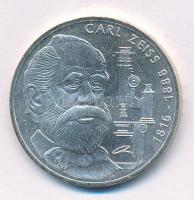 NSZK 1988F 10M Ag "Carl Zeiss" tanúsítvánnyal T:1- FRG 1988F 10 Mark Ag "Carl Zeiss" with certificate C:AU Krause KM# 169