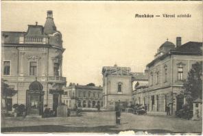 Munkács, Mukacheve, Mukachevo, Mukacevo; Városi színház / theatre - képeslapfüzetből / from postcard booklet