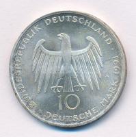 Németország 1991A 10M Ag "Német Egység - 200 éves a Brandenburgi Kapu" tanúsítvánnyal T:1-...