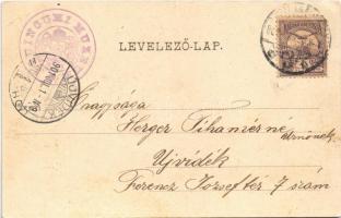 1901 Budapest III. Aquincum. Divald Károly 131. sz. (EK)