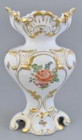 Herendi nagyméretű kézzel festett sorszámozott PBR mintás jelzett porcelán váza hibátlan. m: 27cm