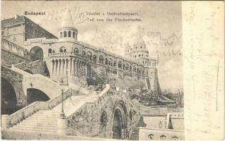 1905 Budapest I. Részlet a Halászbástyáról (EK)