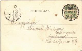 1905 Budapest I. Részlet a Halászbástyáról (EK)