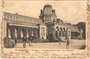 1902 Budapest XIII. Margitszigeti fürdőház. Ganz Antal 76. (szakadás / tear)