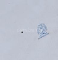 Herendi nagy méretű fésülködő akt. Formaterv: Lux Elek. Kézzel festett, jelzett, hibátlan. m: 37 cm