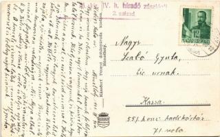 1943 Bóly, Németbóly; Római katolikus templom, Hősök szobra, emlékmű, Községháza. Kässdorf Ferenc ki...