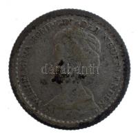 Hollandia 1915. 10c Ag "I. Vilma" T:3 patina
Netherlands 1915. 10 Cent Ag "Wilhelmin...
