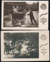 1920 2 db fotó Az ötödik osztály c. filmből, rendezte: Balogh Béla, 13,5x8,5 cm
