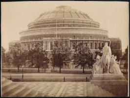 cca 1900 London, Royal Albert Hall fotó kartonon 28x20 cm