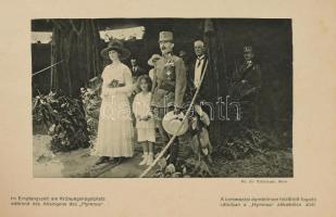 1918 Andenken an den Besuch des Herrscherpaares in Pozsony, 16. Juli 1918. Herausgegeben von der Ver...