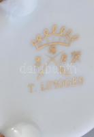 2db Limoges porcelán teás csésze. Matricás, jelzett, hibátlan, m: 8cm