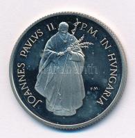 1991. 100Ft Cu-Ni II. János Pál pápa látogatása T:1- (PP) ujjlenyomatos Adamo EM119