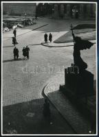 cca 1950 Budapest, vár, fotó, 12x18 cm