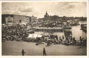 Helsinki, Helsingfors; Kauppatori / Salutorget / port market