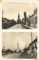 1943 Biharkeresztes, utca, templomok (EB)