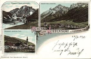 Niederdorf South Tirol Litho