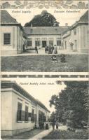 1908 Felcsút, Fischof kastély elülső és hátsó része. Art Nouveau, Frida és Ta. kiadása