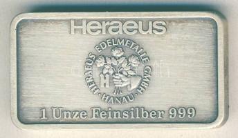 NSZK DN "Sulzbach-Rosenberg" Ag tömb 1oz. (31,103g) T:1 Eredeti díszdobozban!