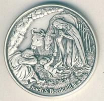 NSZK 1987. "Karácsony" Ag emlékérem 16,79g T:1 Díszdobozban, tanúsítvánnyal!