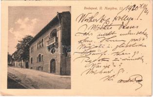 1920 Budapest II. Rózsadomb, Margit utca 11. Biró Pál fényk. intézetéből (EK)