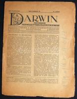 1919-es Darwin népszerű természettudományi folyóirat 11. száma