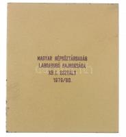 1980. "Magyar Népköztársaság Labdarúgó Bajnoksága NB. I. Osztály 1979/80." zománcozott, ar...