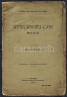1904 Szabó Ervin - A Munkásmozgalom 1903-ban című kis könyve
