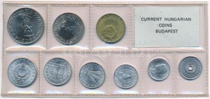 1980. 2f-10Ft (9xklf) érmés forgalmi sor fóliatokban T:1 kis patina Adamo FO13
