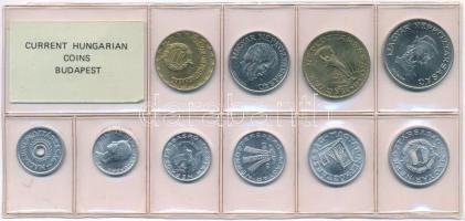 1983. 2f-20Ft (10xklf) érmés forgalmi sor fóliatokban T:1 Adamo FO16