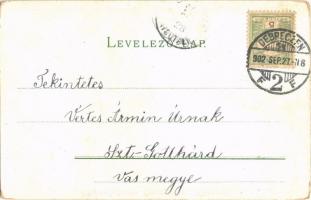 1902 Chocolaterie francaise, Vienne / Csokoládé, Cacao, csemege cukorkák és sütemények / French choc...