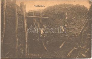 Telitalálat / WWI Austro-Hungarian K.u.K. military, direct hit in the trenches (EK)