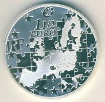 Franciaország 2004. 1 1/2Eur Ag "EU bővítés" T:PP