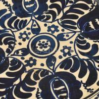 Molnos Árpád korondi fali dísztál, jelzett, 1974, hibátlan, d: 33cm