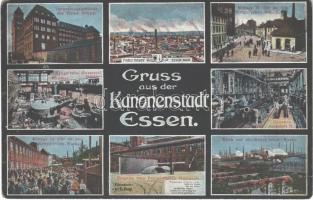 Essen, Gruss aus der Kanonenstadt, Fried Krupp Essen-Ruhr / factory (EK)