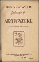 1941 Schrikker Sándor faiskolájának árjegyzéke 1941-42, fekete-fehér fotókkal illusztrált, Bp., Kir....