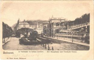 1901 Budapest I. Várbazár, Tabáni kerület. Ganz Antal 50.